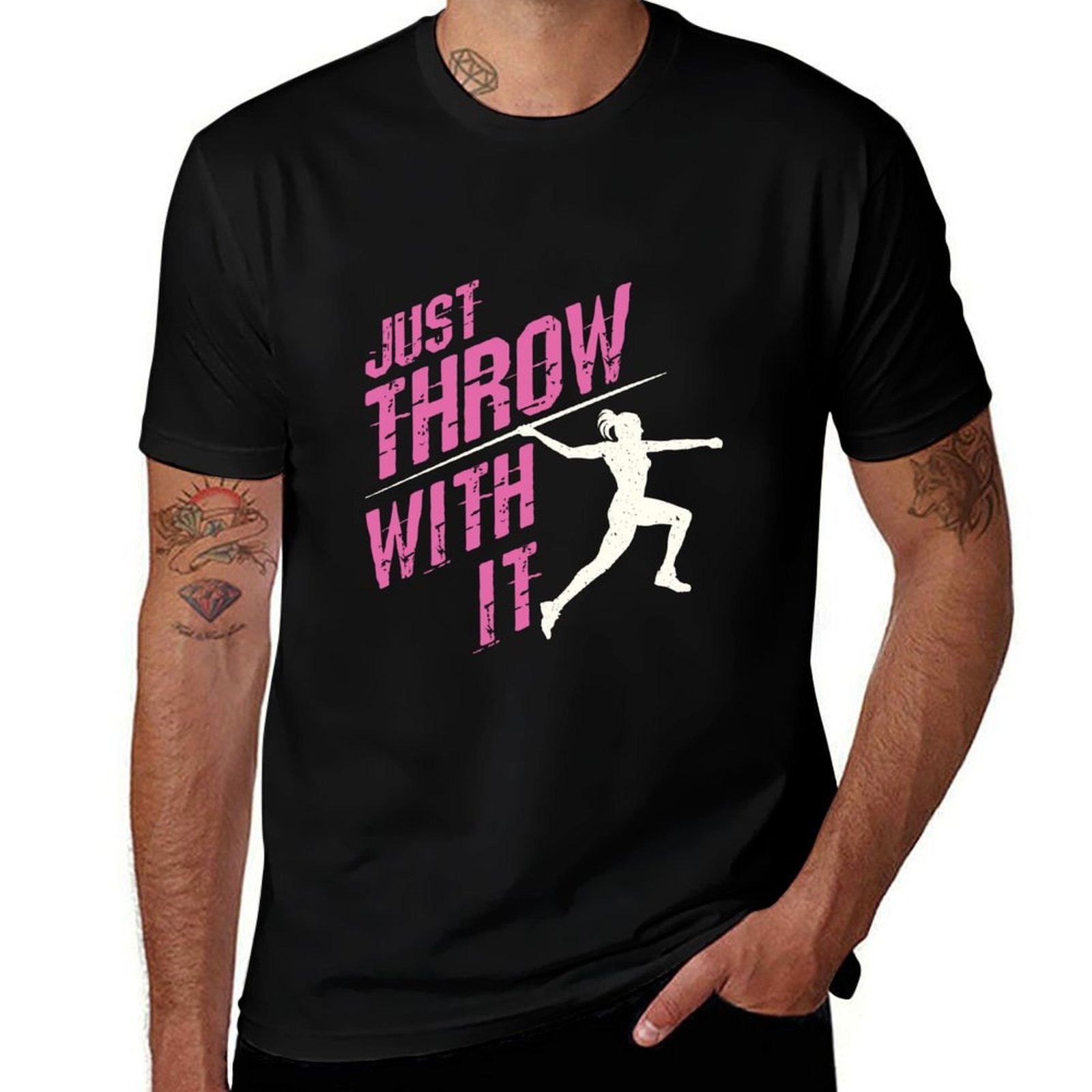 Javelin Throwing - Simplemente Lánzala, Lanzador de Jabalinas, Camiseta