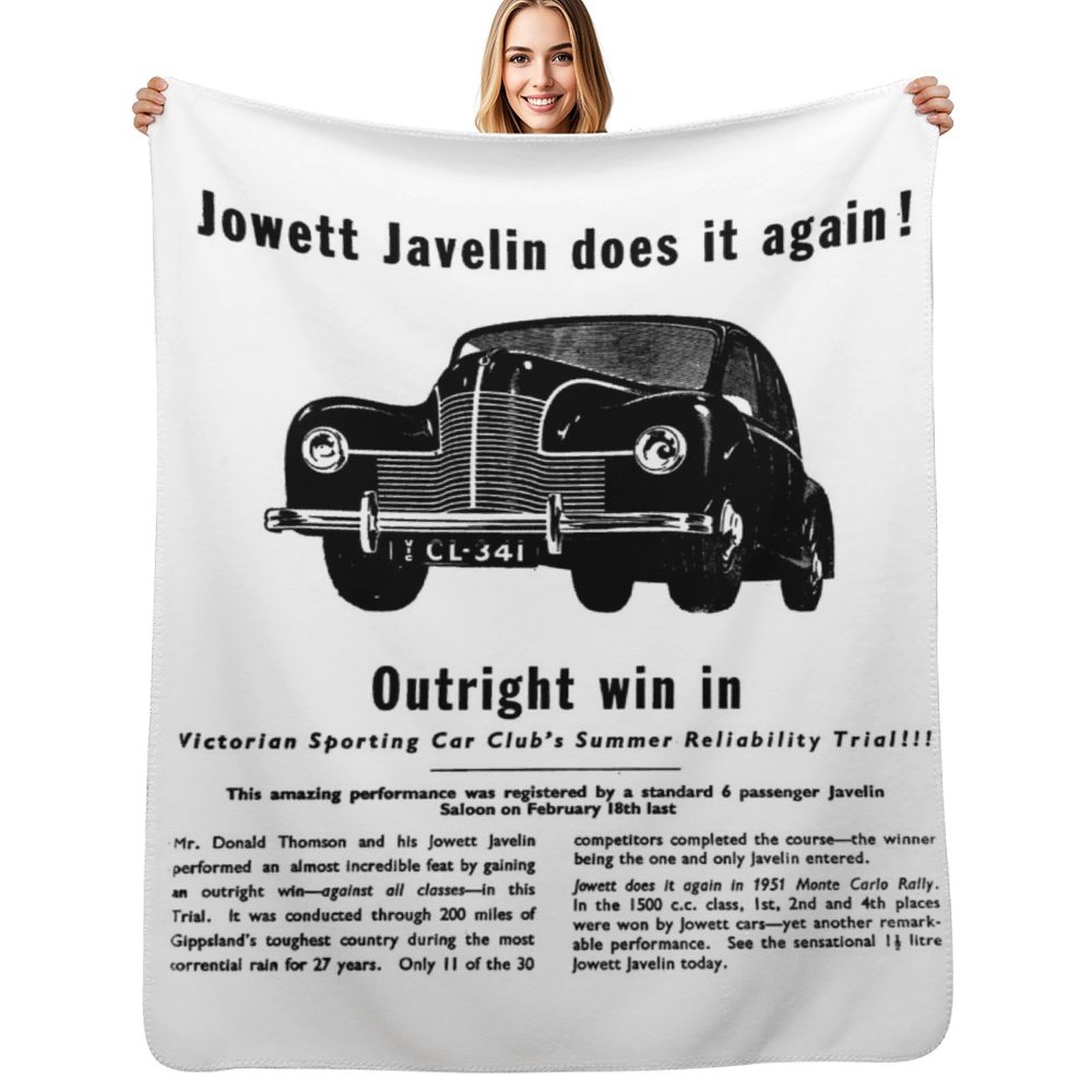 Javelin Throwing - Manta JOWETT JAVELIN para sofá, mantas