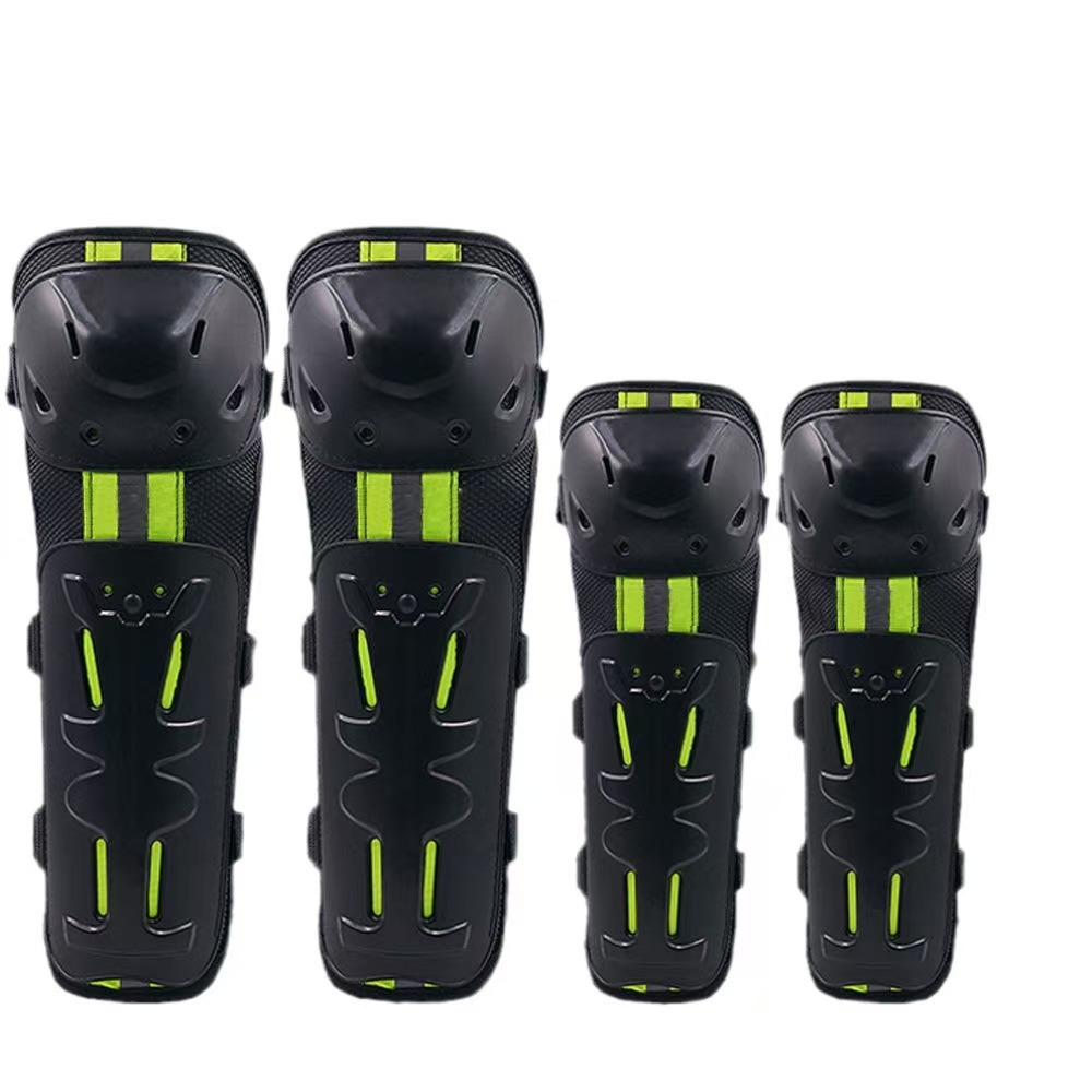 Sports Equipment United - Rodilleras y Coderas de Motocicleta Verdes