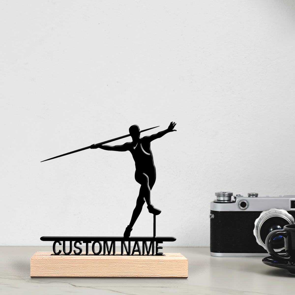 Estatua de metal personalizada - Javelin Throwing reseña y precio