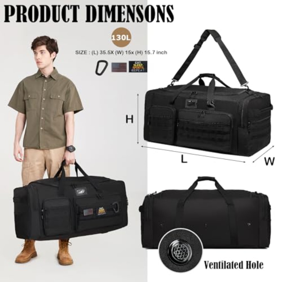 Bolsa de Lona Extra Grande de  - Xl Sports Equipment Bag reseña y precio