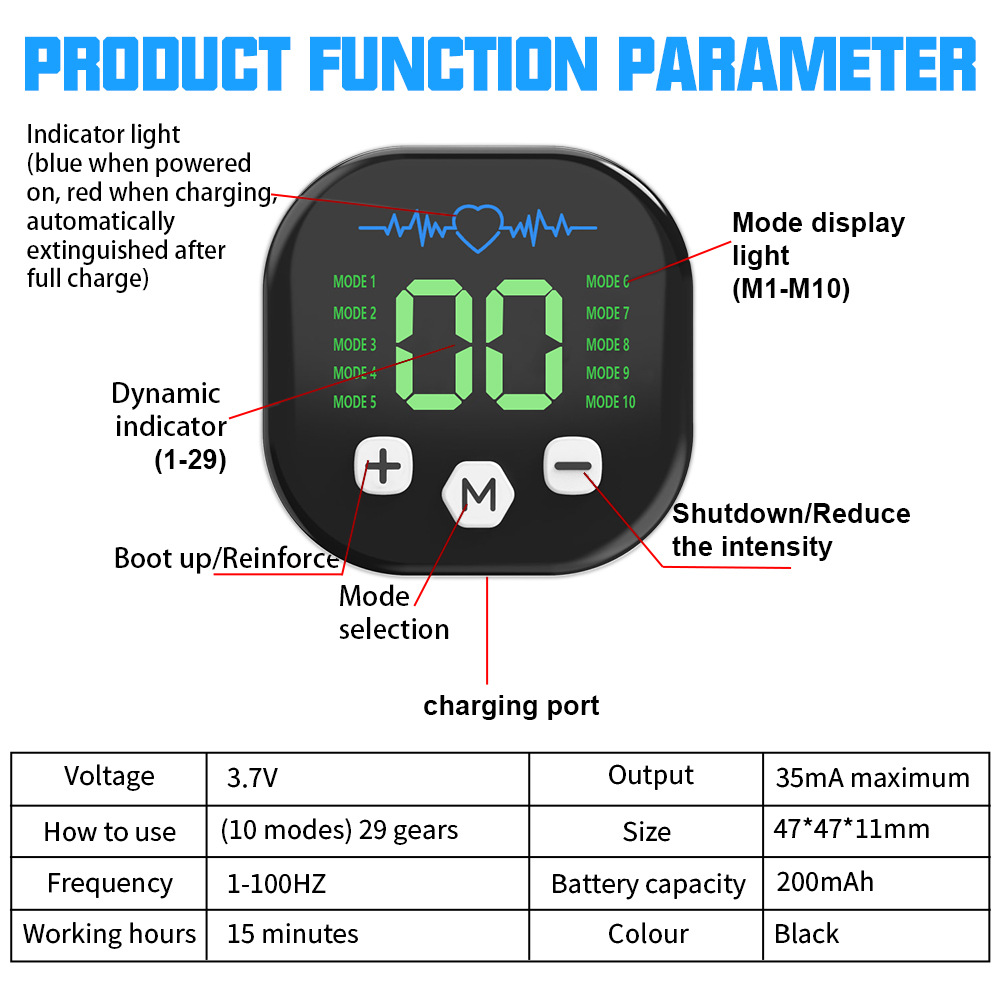 Estimulador Muscular EMS, Entr - Sports Equipment Online reseña y precio
